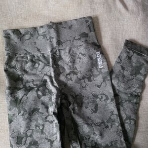 Gymshark green camo leggings